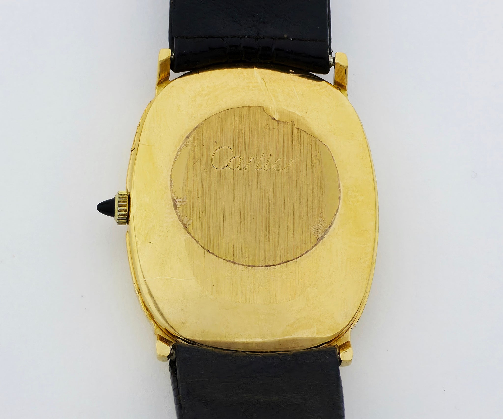 Cartier 18k Yellow Gold Electroplated Ellipse Mechanical watch