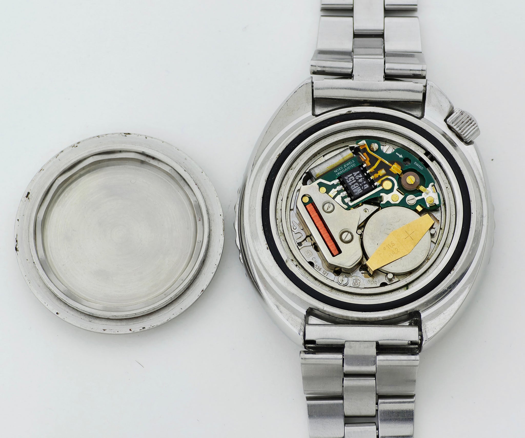 Vintage BREIL MANTA Quartz 1000 meters, Squale-like case 44mm Men's watch