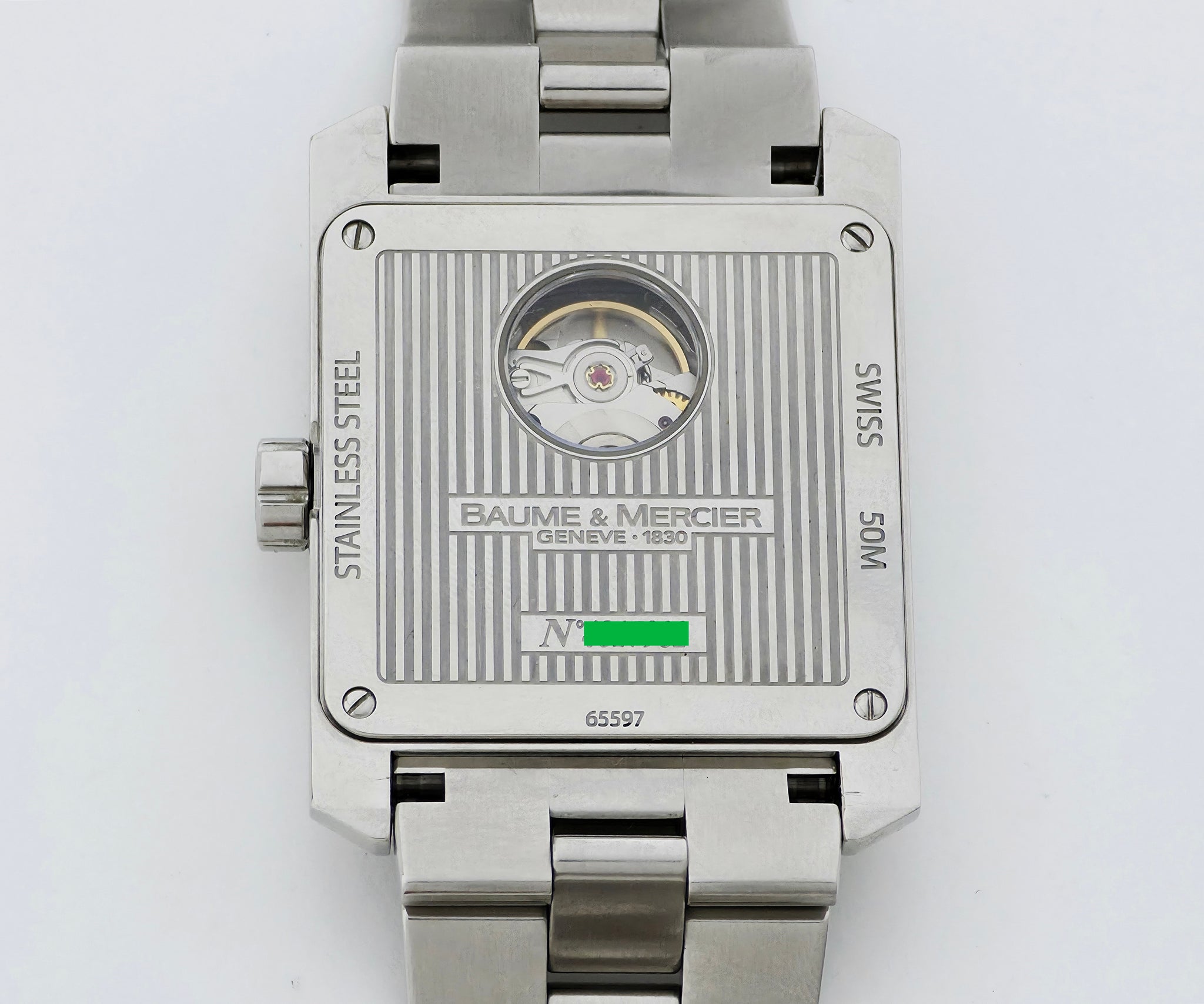 Baume & Mercier Hampton Classic Stainless steel Men's watch Ref: 65597