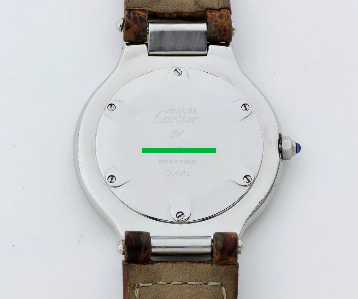 Cartier Must De 21 Quartz, Two-tone Unisex watch Ref: 9011