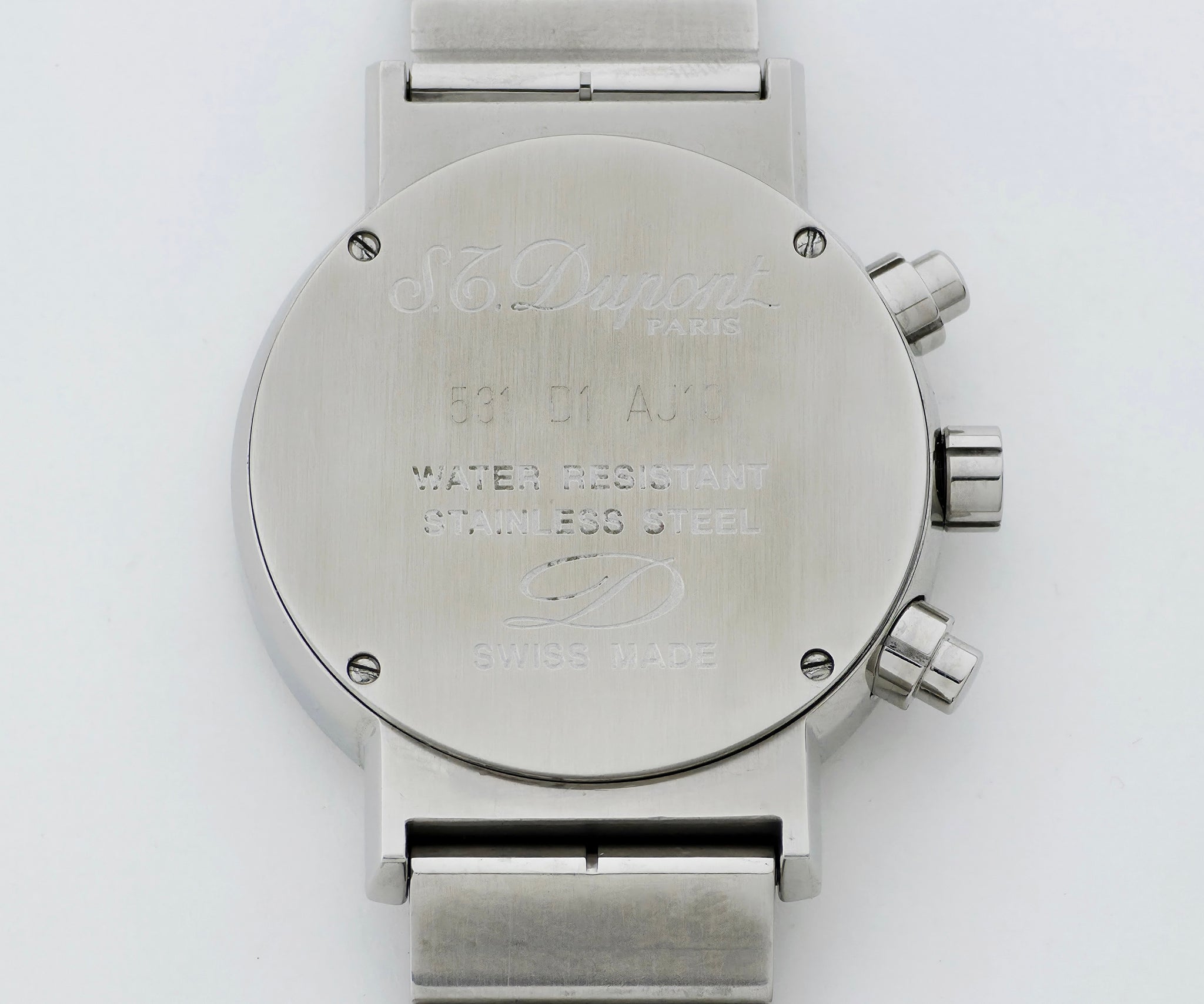 S.T. Dupont Paris Chronograph Quartz 40mm Stainless steel Men's Watch