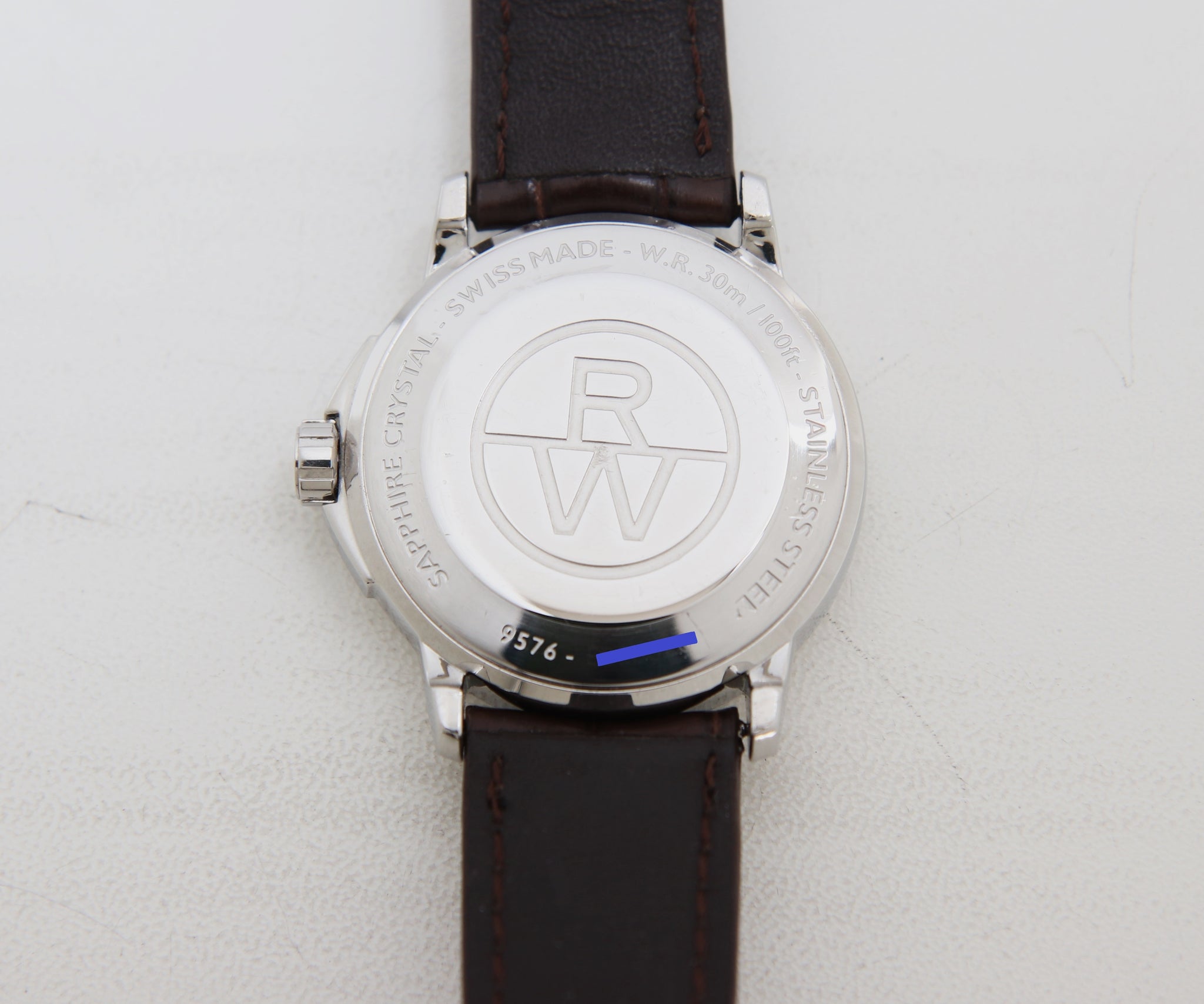 Raymond Weil Tradition Retrograde & Big date Quartz, 42mm Steel Men's watch 9576