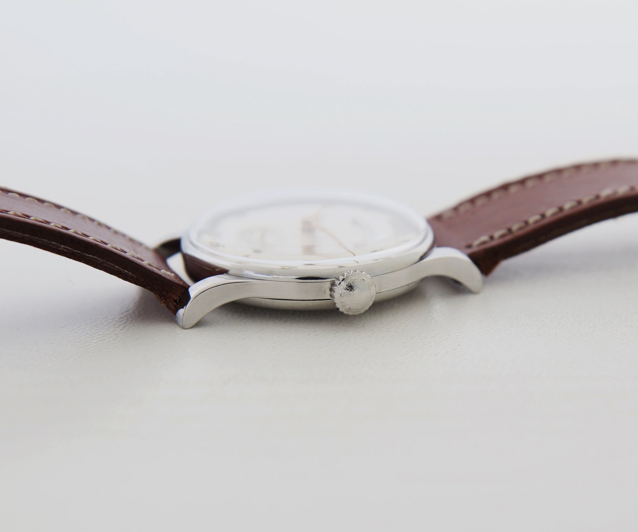 Vintage LONGINES Mechanical Cal. 12.68Z Stainless Steel 35mm Men's watch Ref: 5356